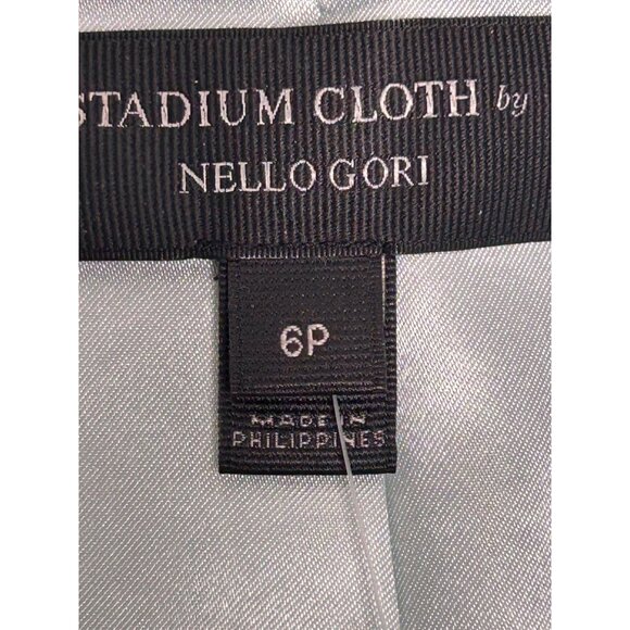 J.Crew Stadium Cloth by Nello Gori Cocoon Coat in Soft Mint - Sz 6P - New - Picture 9 of 13